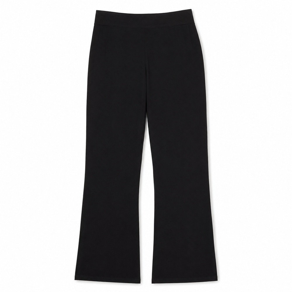 Susan Grave Essentials Pullon Pants Womens Size Medium Black Liquid Knit Stretch